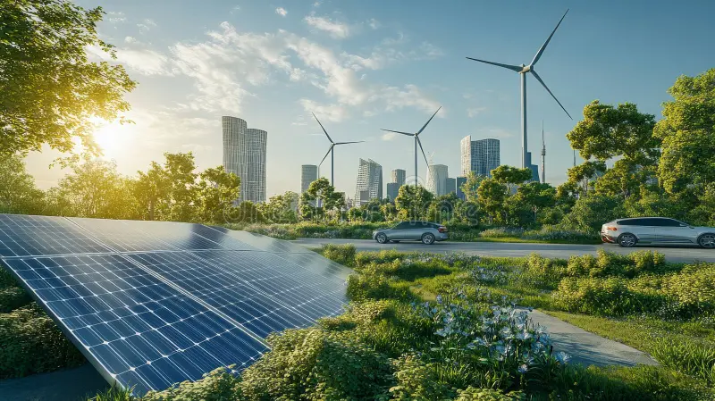 sustainable-city-solar-panels-wind-turbines-showcasing-renewable-energy-modern-urban-landscape-featuring-highlights-363479885